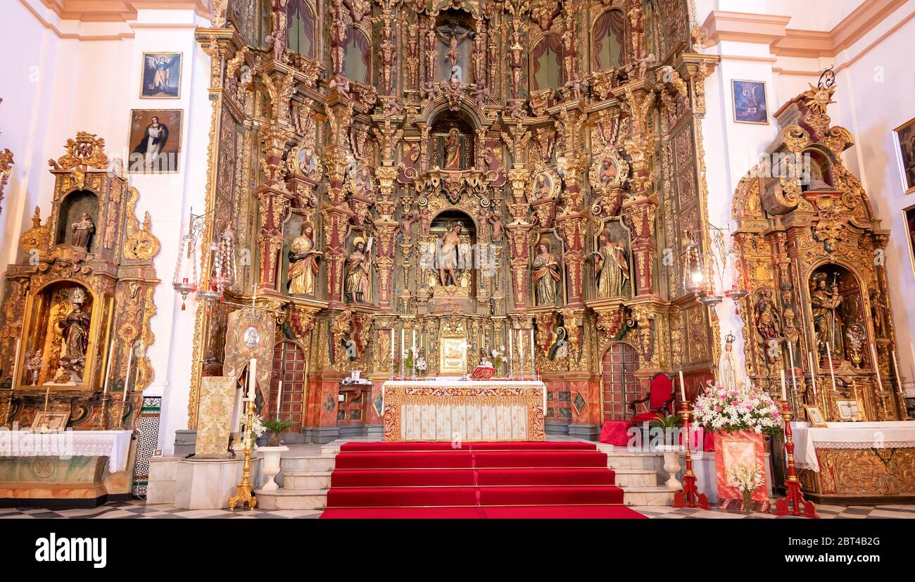 Interior de la iglesia de san sebastian hi-res stock photography and ...