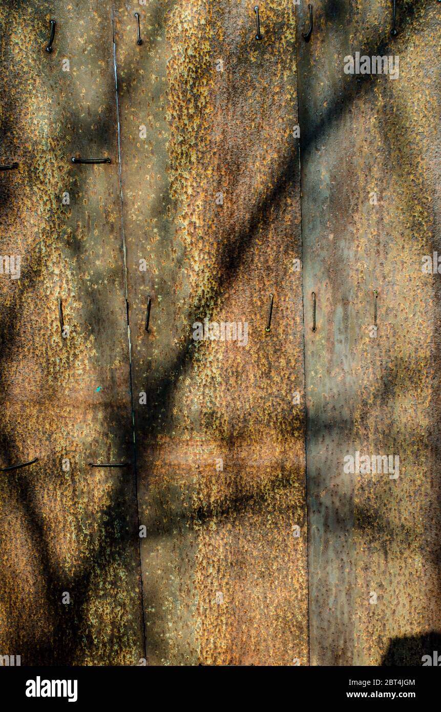 Dark worn rusty metal texture background Stock Photo - Alamy