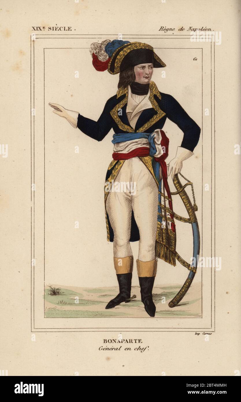 Napoleon Bonaparte, General en Chef, in uniform of General of the Army
