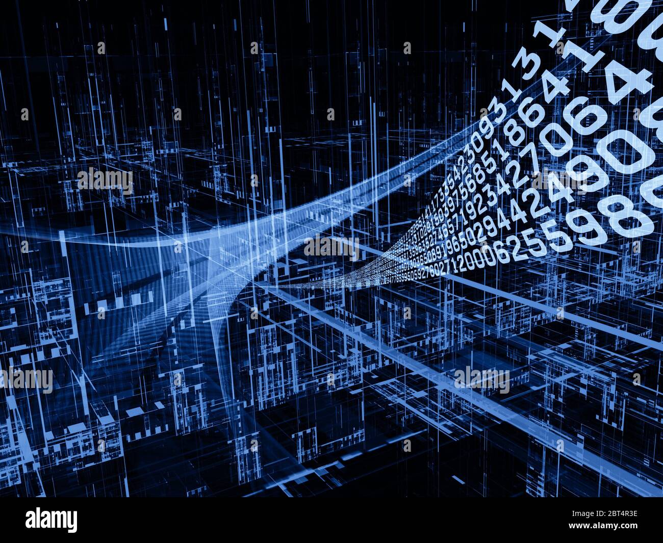 Blue calculation science black hi-res stock photography and images - Alamy