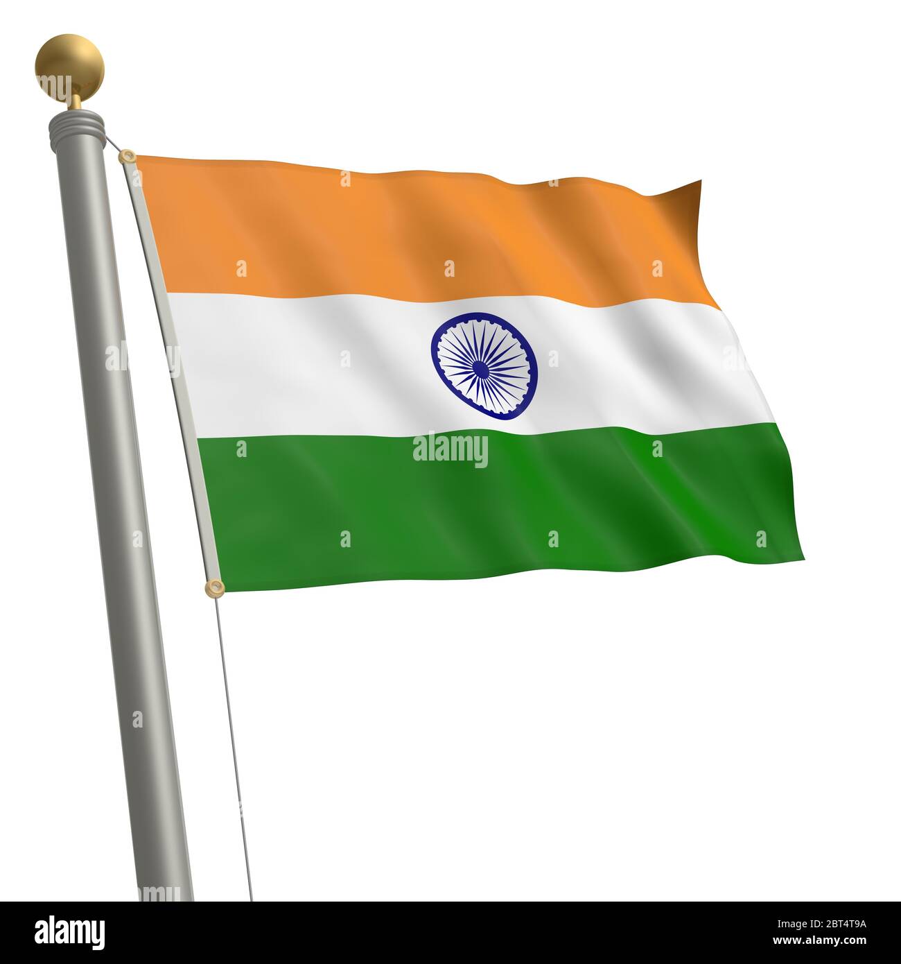 asia, india, flag, mast, bar, flagstaff, isolated, optional, asia, india, flag, Stock Photo