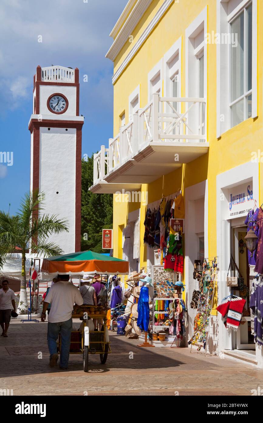 Mercado De Artesanias in Plaza del Sol, San Miguel City, Cozumel Island