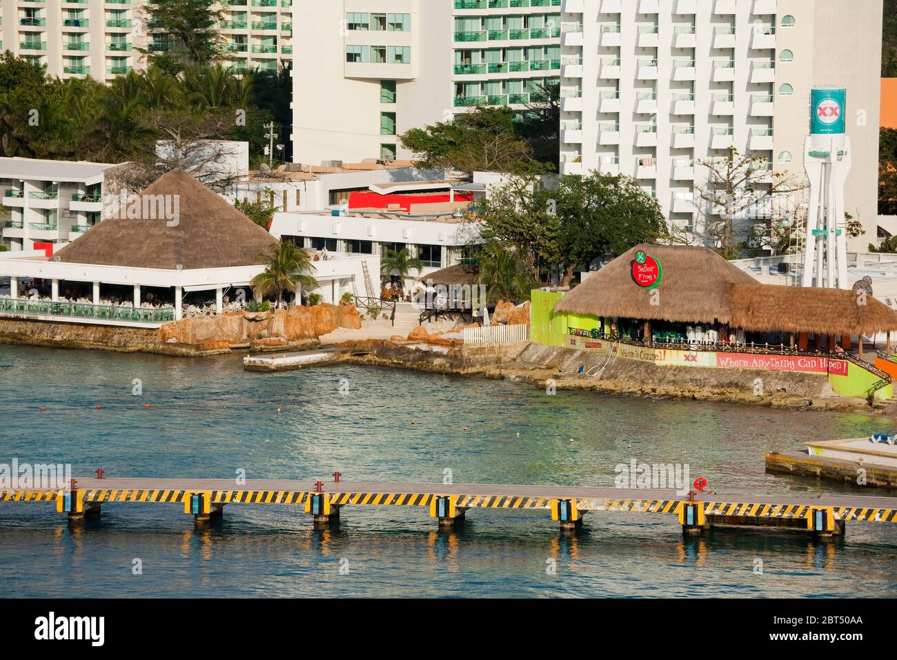 El Cid Hotel on Cozumel Island, Quintana Roo, Mexico Stock Photo - Alamy