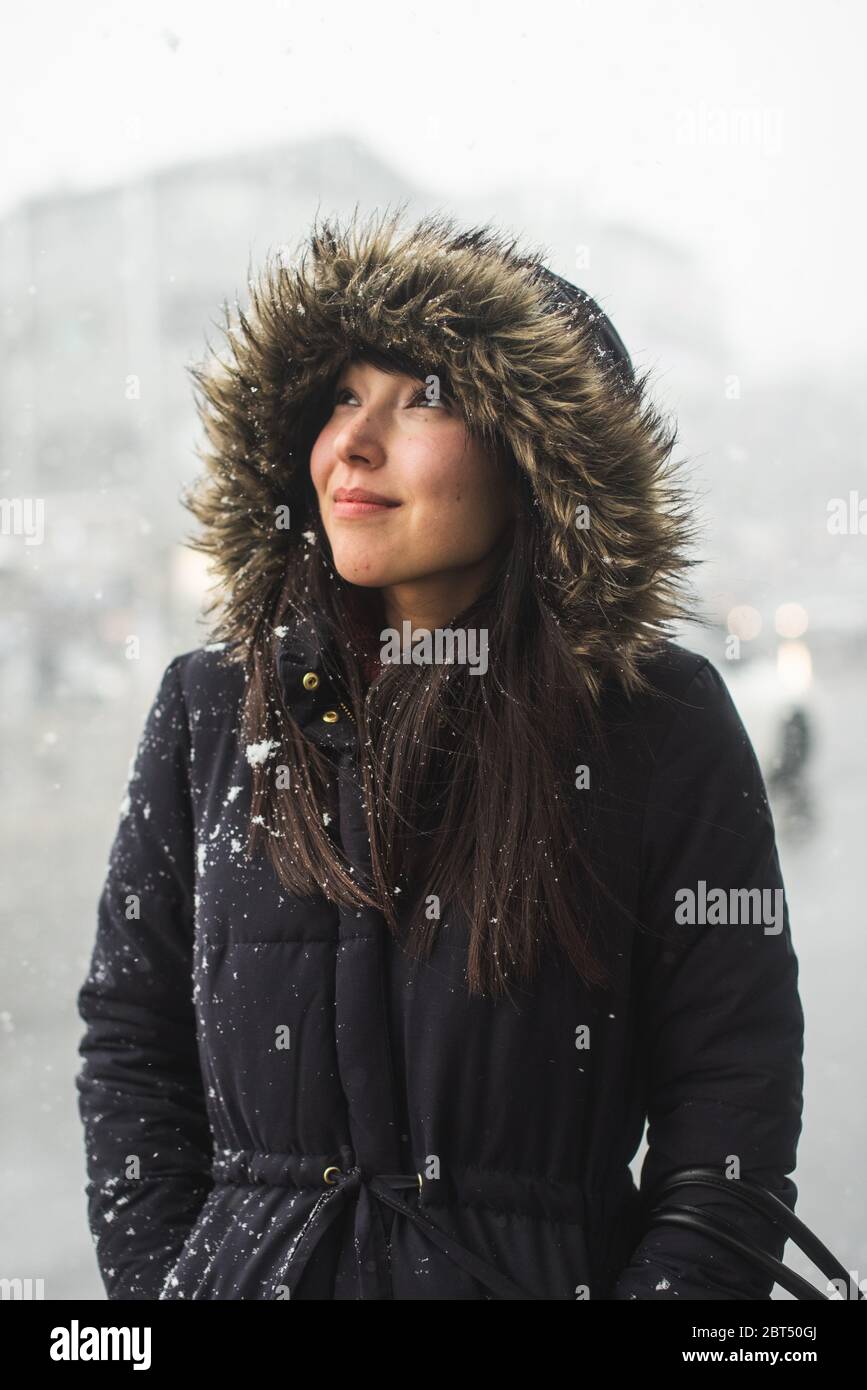 Parka fashion hi-res stock photography and images - Alamy