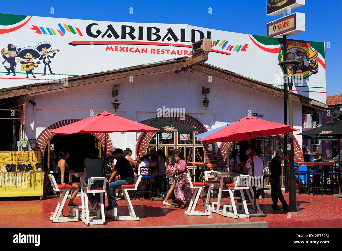 Mexican restaurant, Ensenada, Baja California, Mexico Stock Photo Alamy