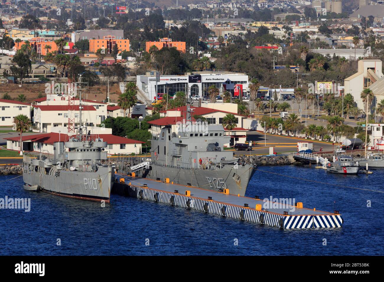 Navy Base, Ensenada, Baja California, Mexico Stock Photo - Alamy