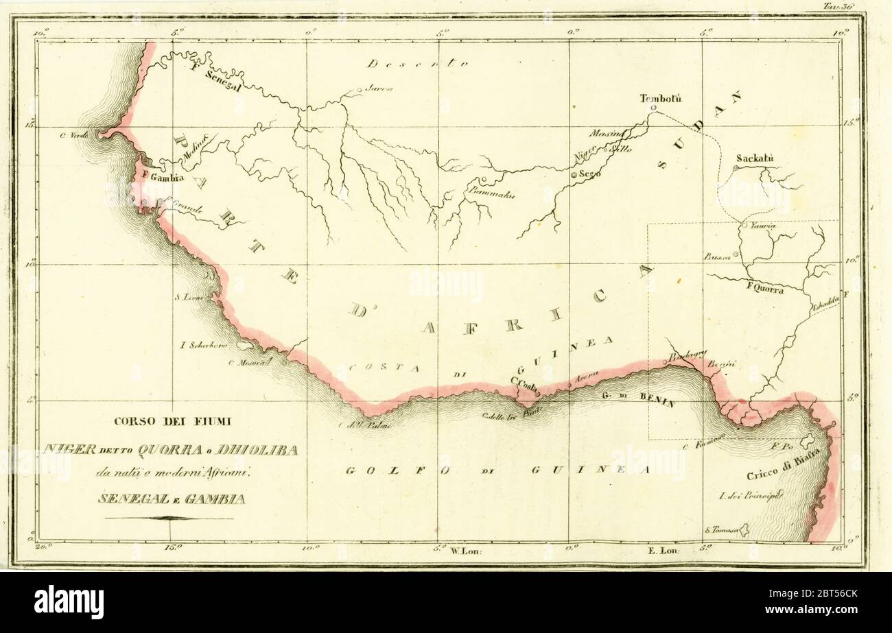 Niger River Africa Map