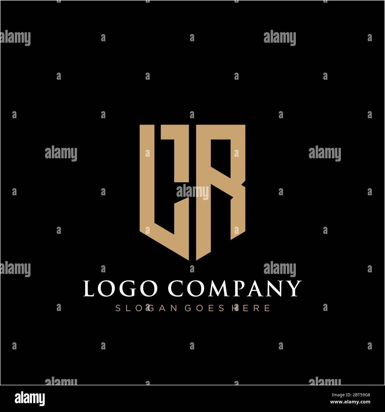 Premium Vector | Lr logo design