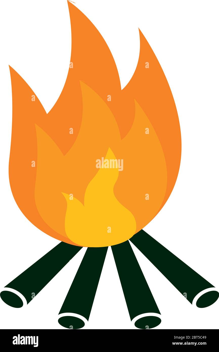 Campfire graphic design template vector isolated Stock Vector Image Campfire graphic design template vector isolated Stock Vector Image