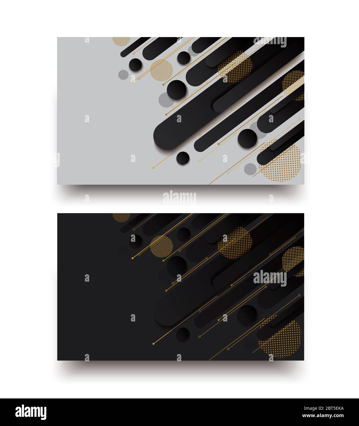 modern black and white gradient trendy template background Stock Photo ...