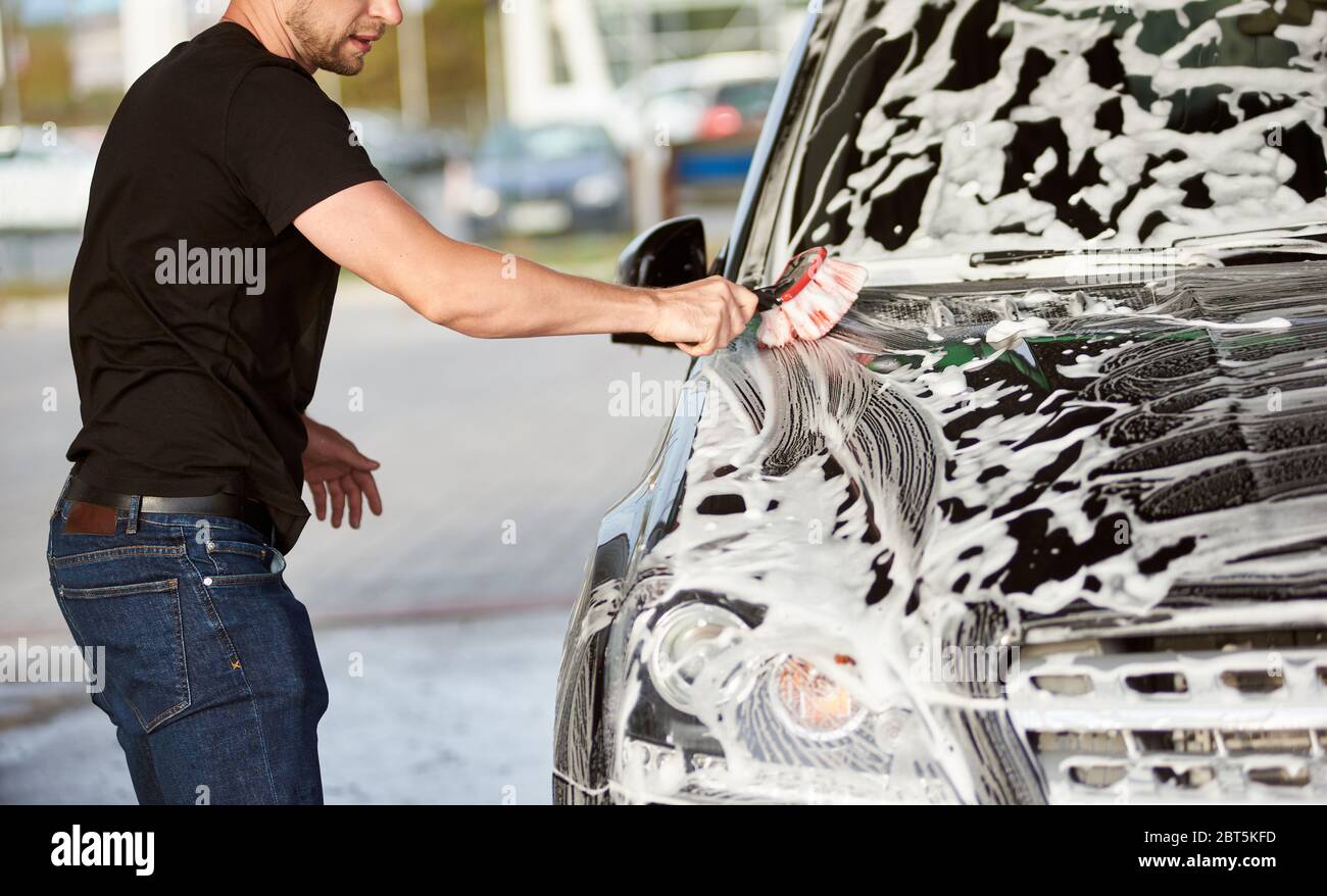 His car was washed is washed. His car was washed is washed