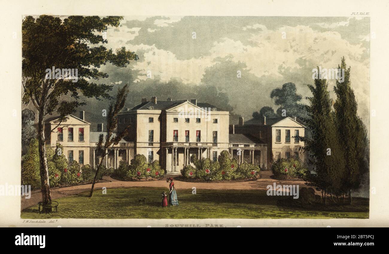 Southill Park, Bedfordshire, the seat of William Henry Whitbread, of