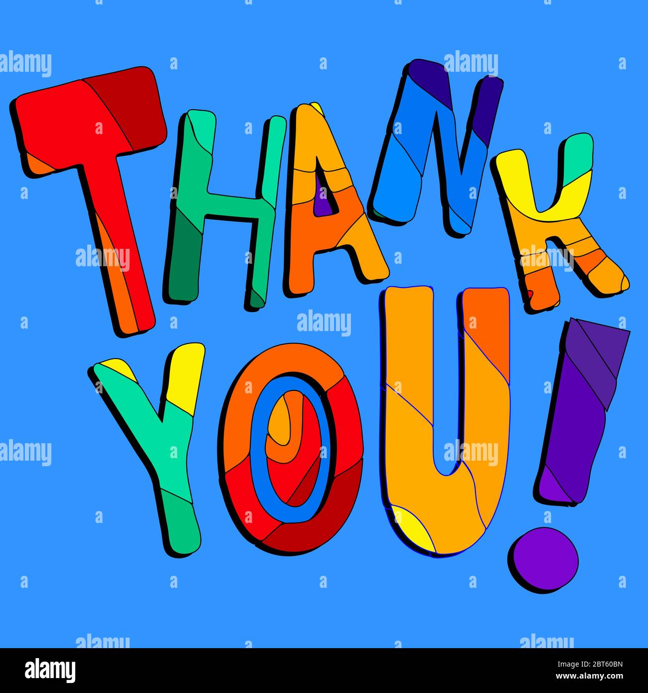 Cartoon thank you hi-res stock photography and images - Alamy