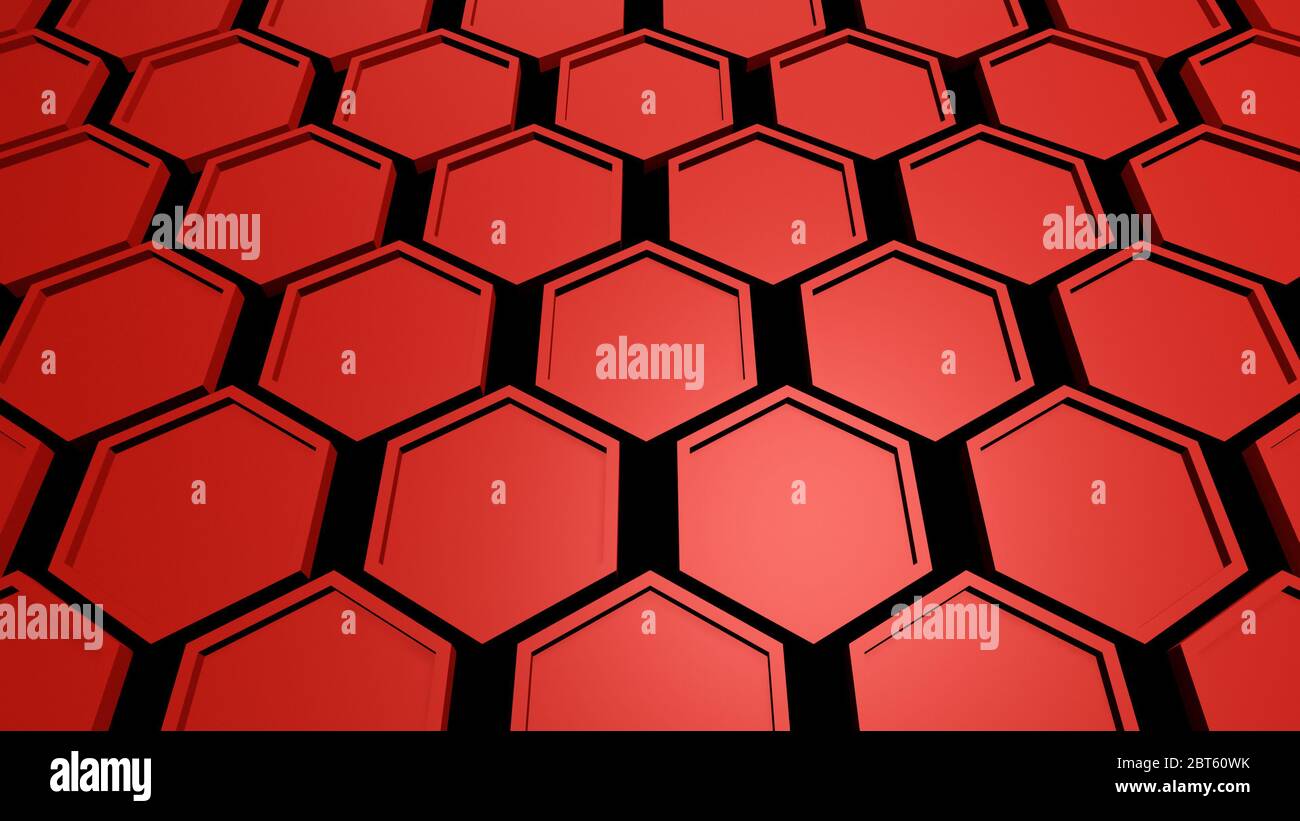 Red Hexagon Wallpaper Red Hexagon Wallpaper — Stock Photo