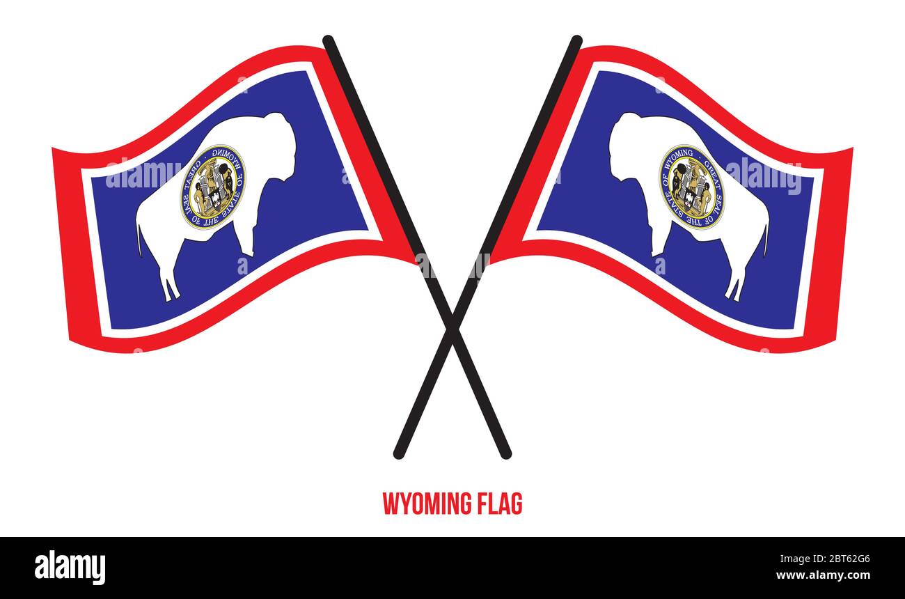 Double Sided Wyoming State Flag