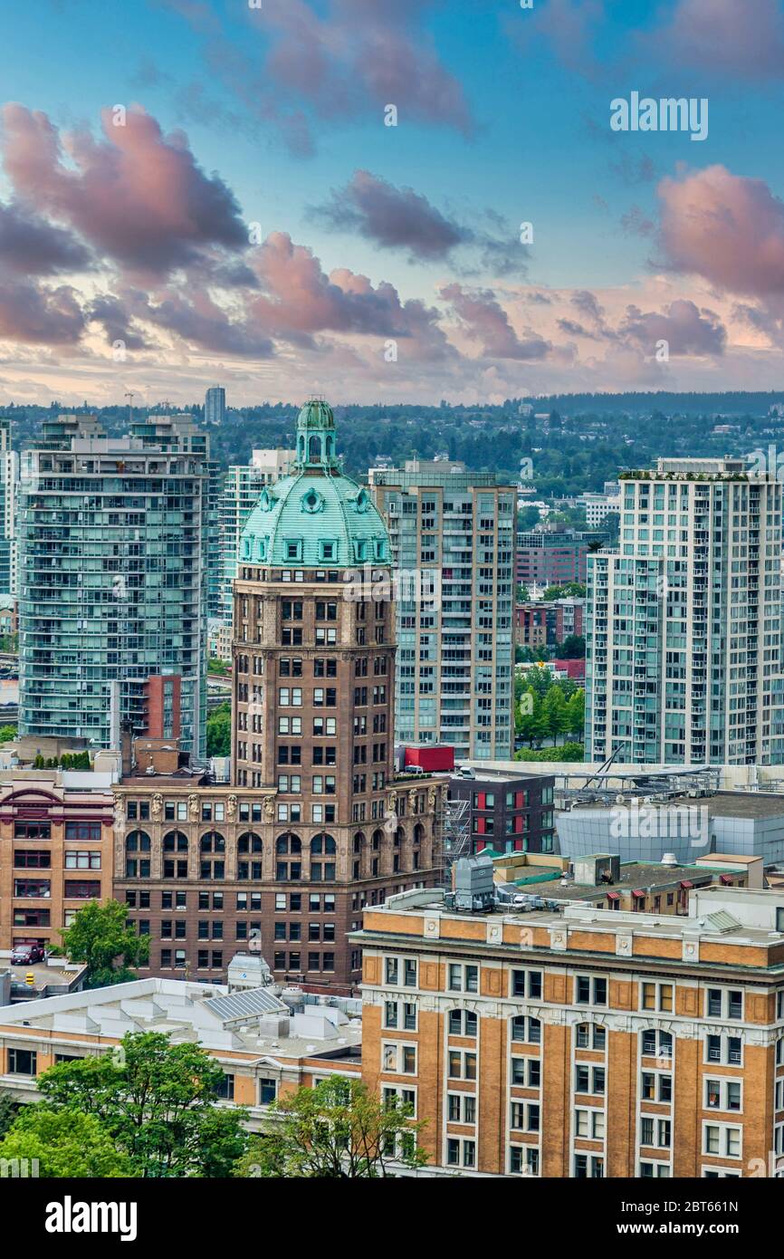 Classic Buildings in Vancouver Stock Photo
