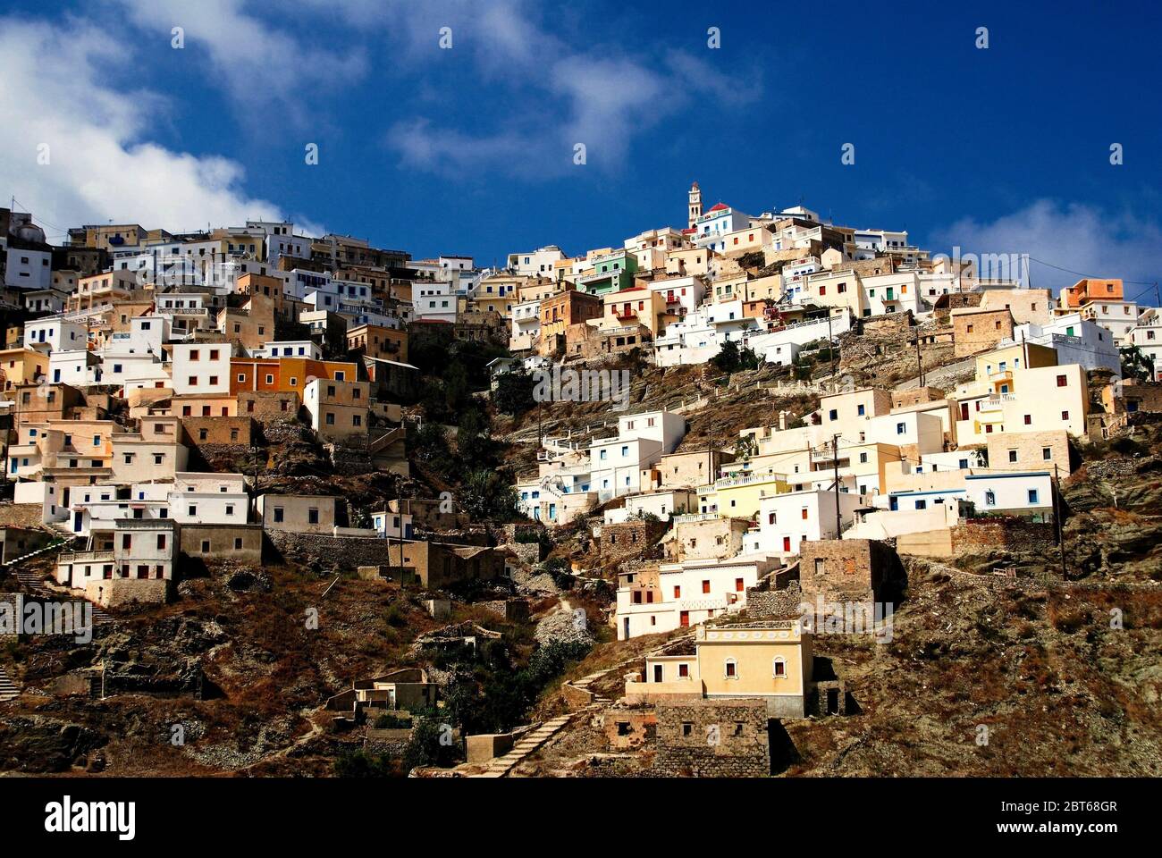 Greece, Karpathos island, the village of Olympos. Stock Photo
