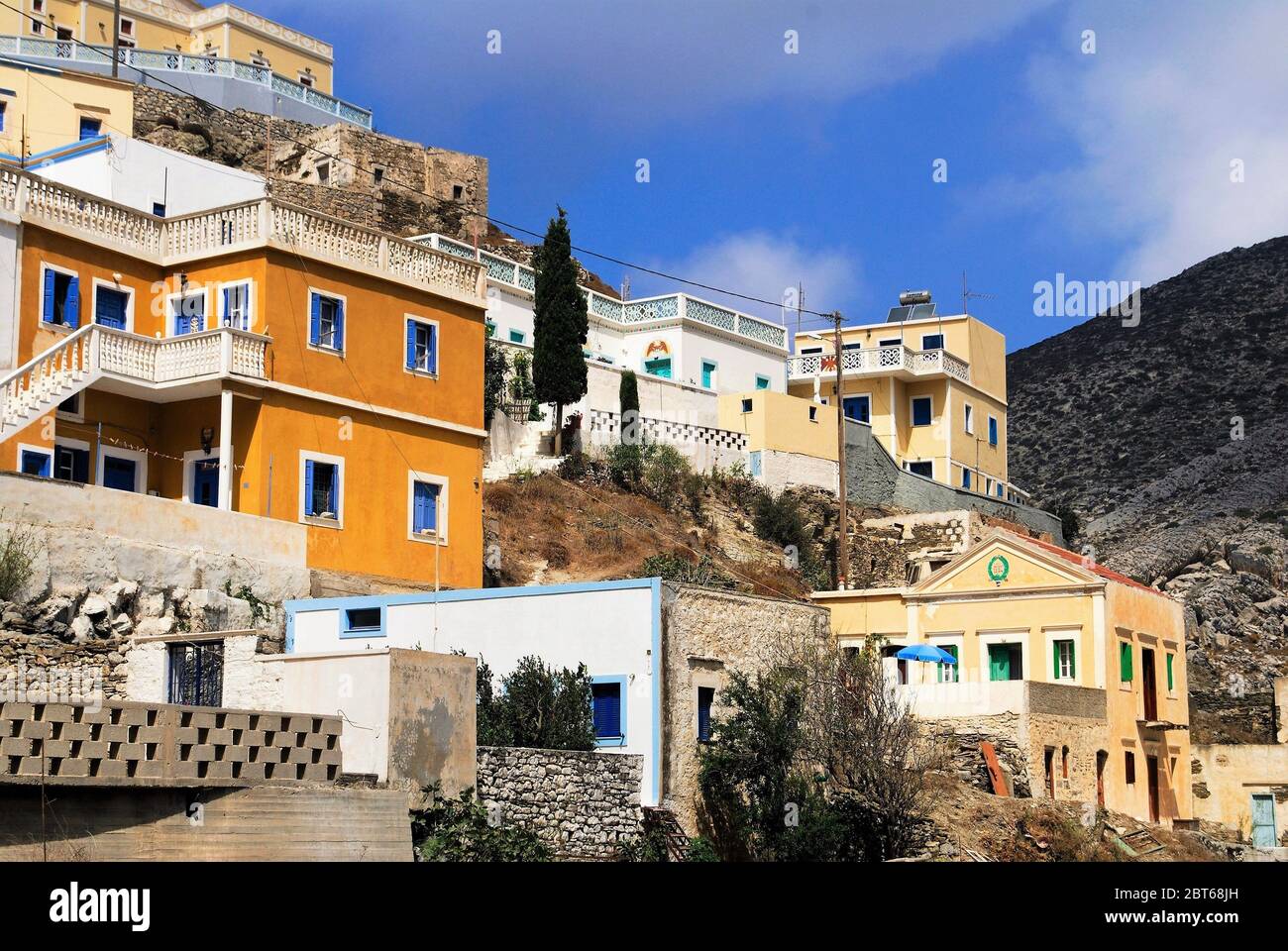 Greece, Karpathos island, the village of Olympos. Stock Photo