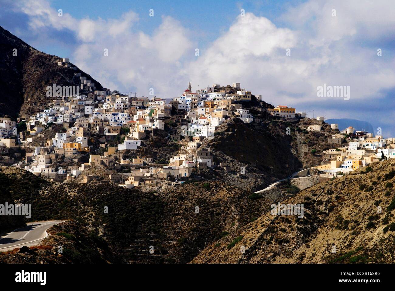 Greece, Karpathos island, the village of Olympos. Stock Photo