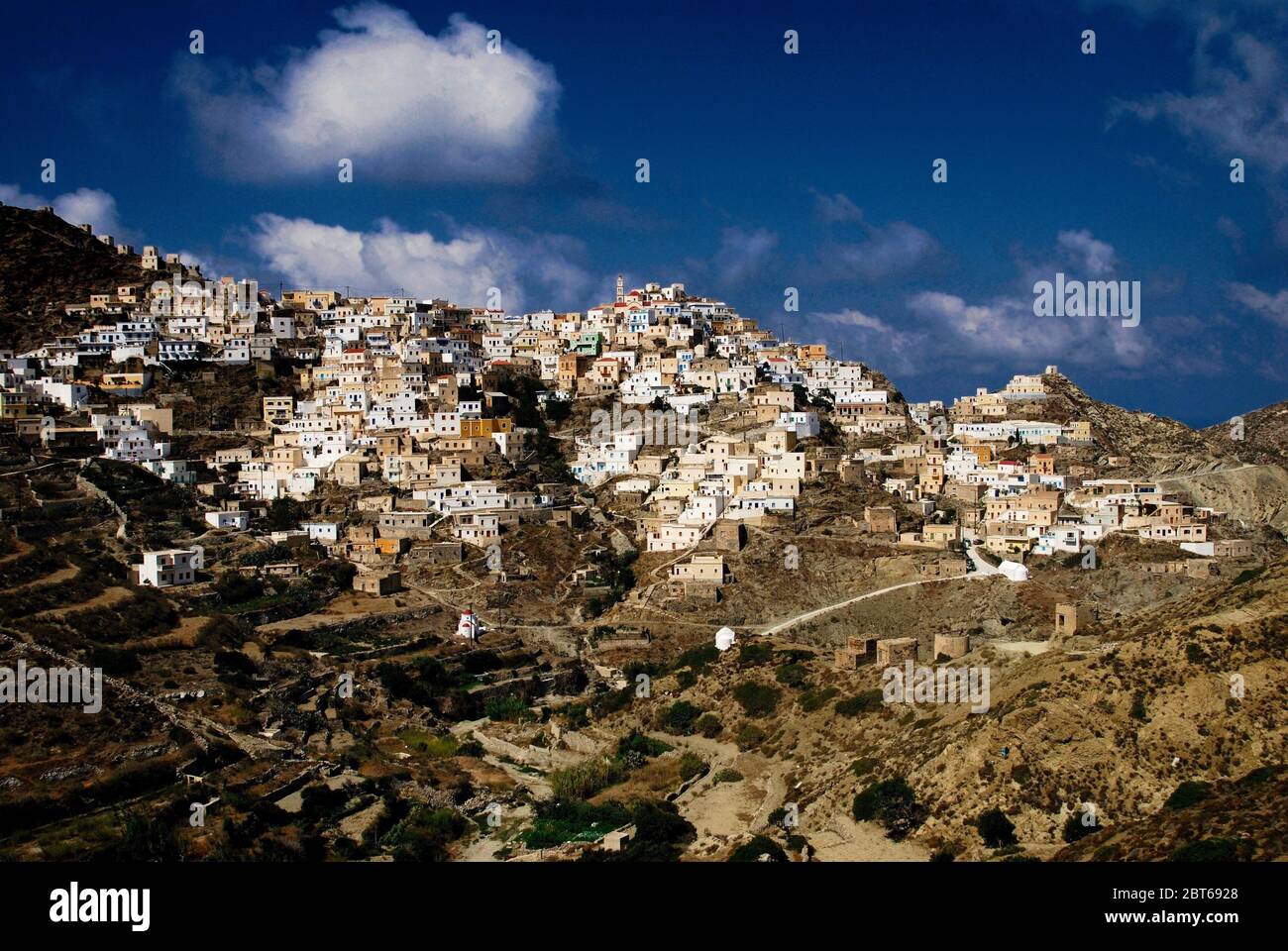 Greece, Karpathos island, the village of Olympos. Stock Photo