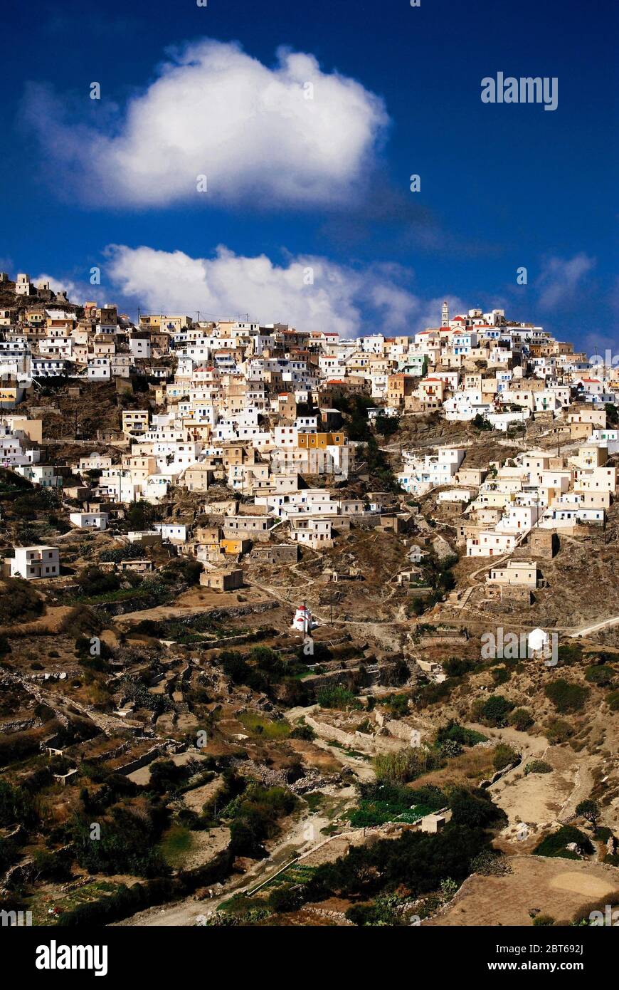 Greece, Karpathos island, the village of Olympos. Stock Photo