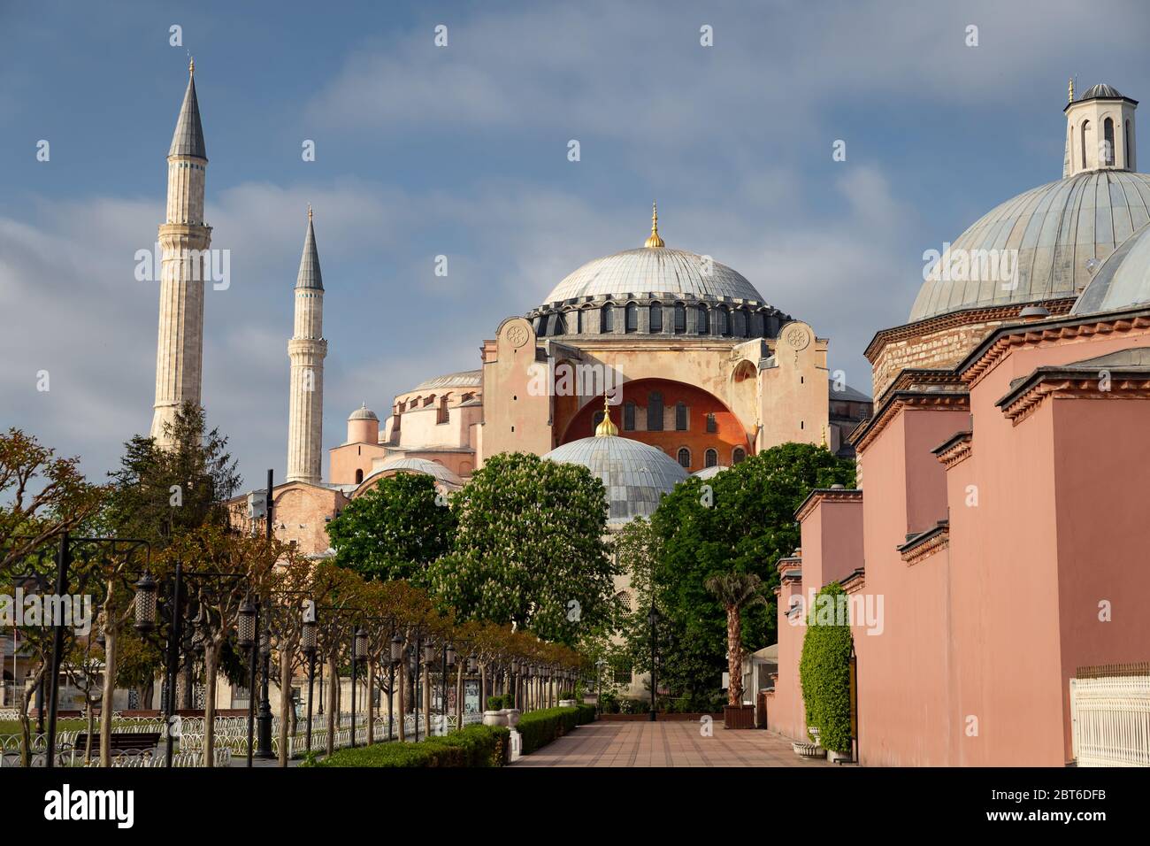 Hagia Sophia Museum in Sultanahmet, Istanbul City, Turkey Stock Photo ...