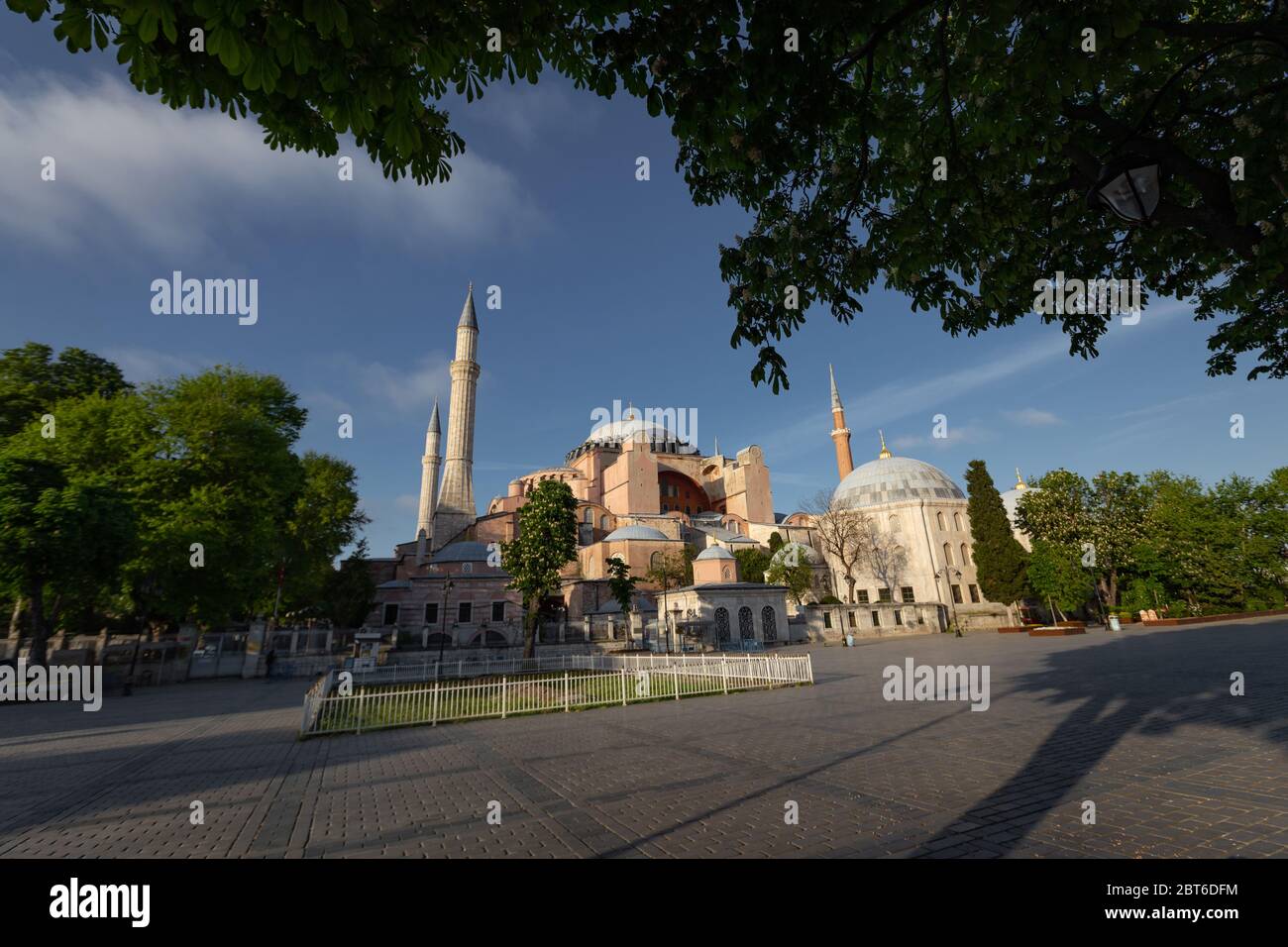 Hagia Sophia Museum in Sultanahmet, Istanbul City, Turkey Stock Photo ...