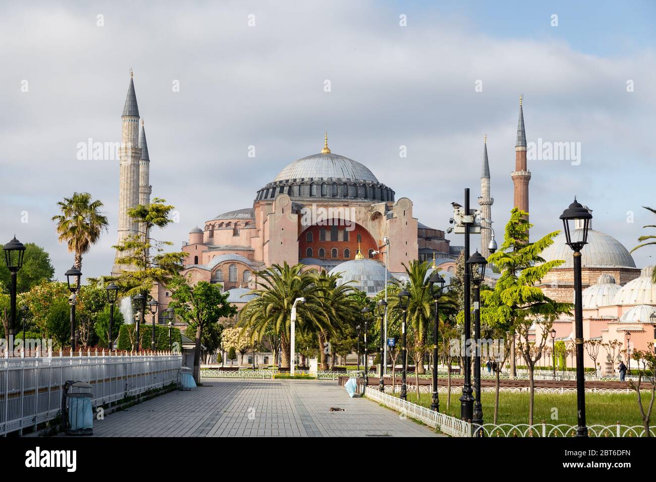 Hagia Sophia Museum in Sultanahmet, Istanbul City, Turkey Stock Photo ...