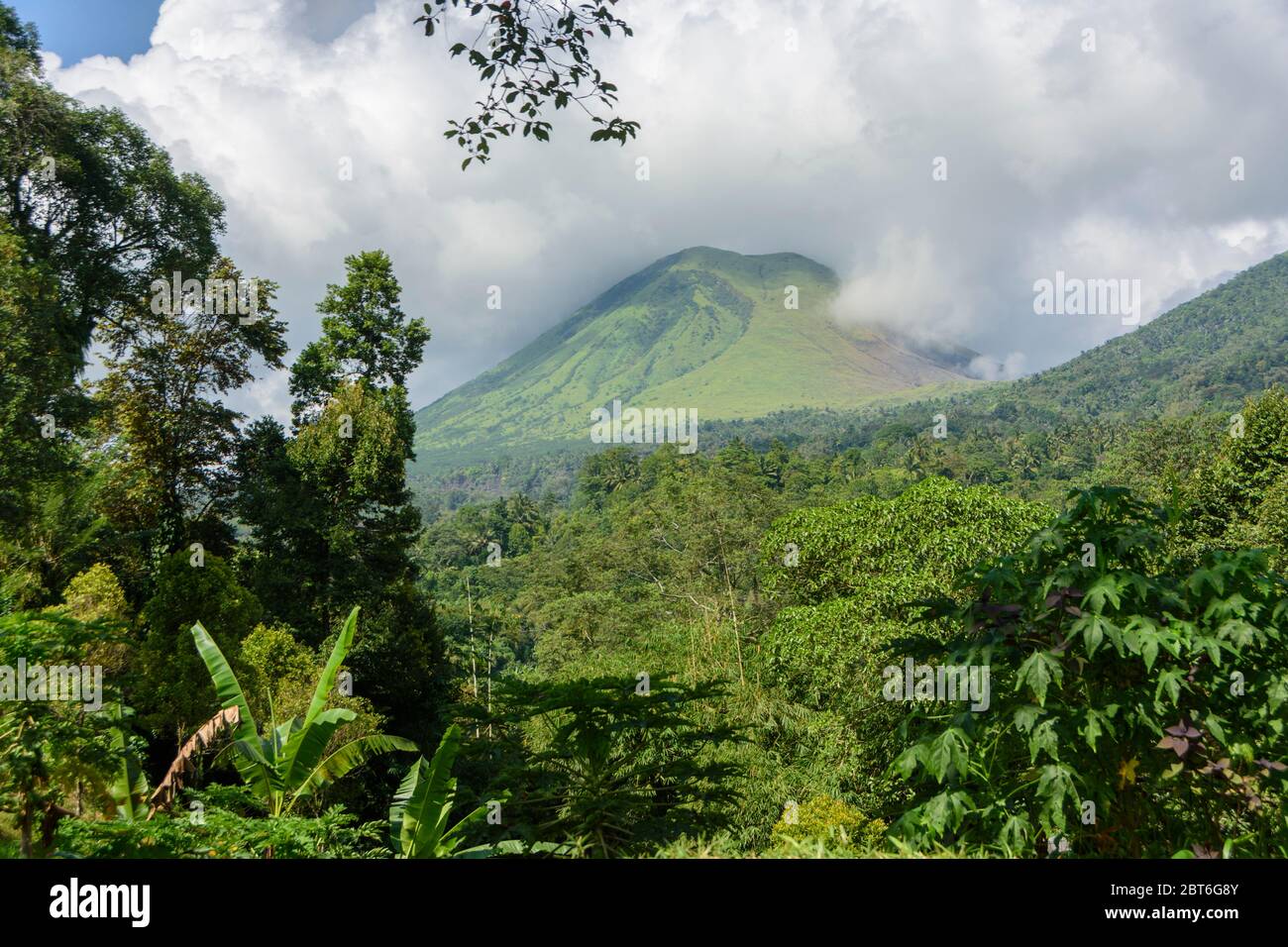 Mount Empung near Tomohon, Sulawesi, Indonesia. Stock Photo