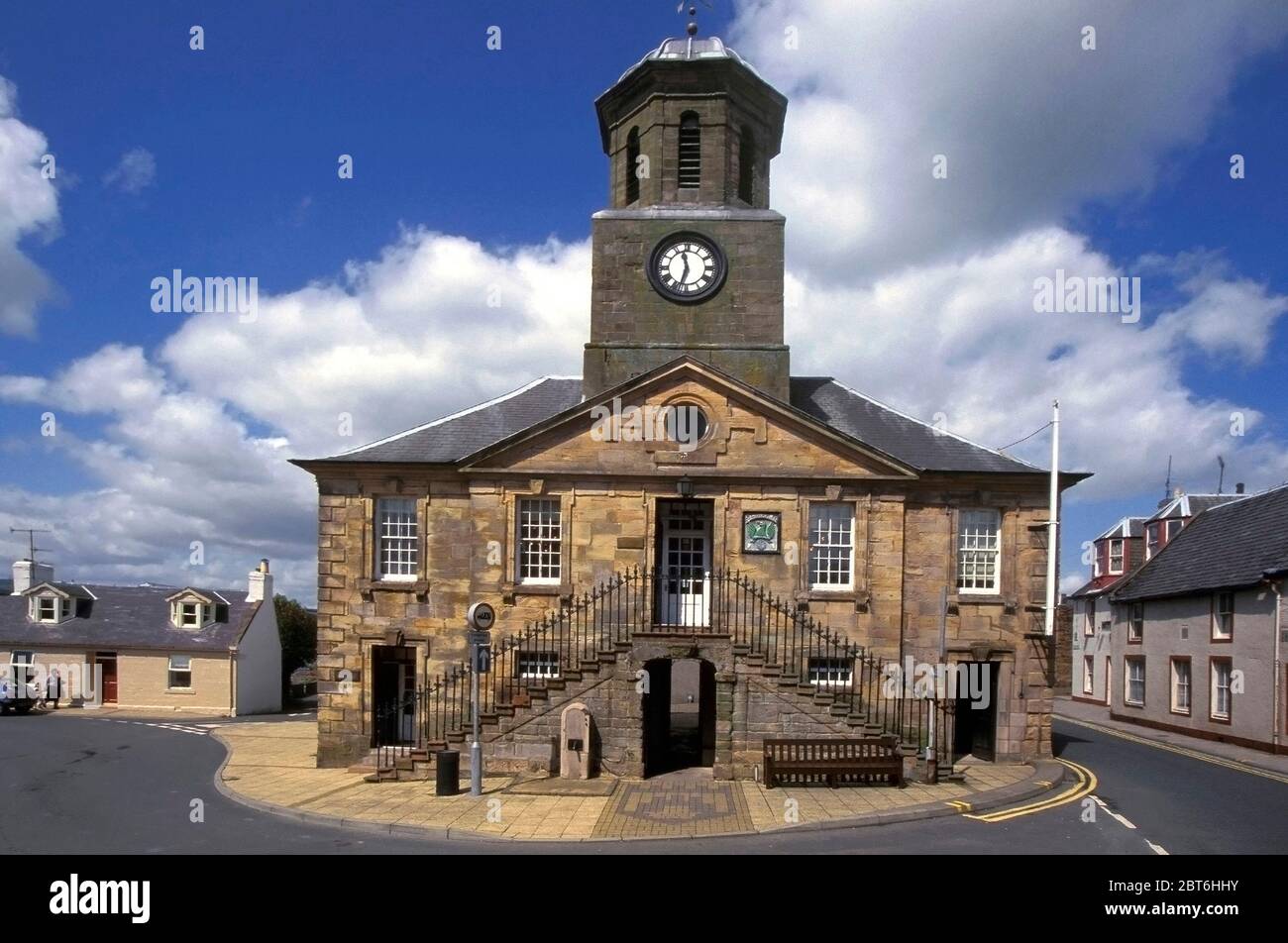 Sanquhar, the Tolbooth and Museum, Upper Nithsdale, Dumfriesshire Stock Photo
