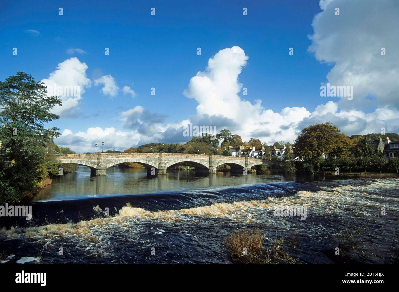 Creebridge and Caul, River Cree, Newton Stewart, Wigtownshire Stock
