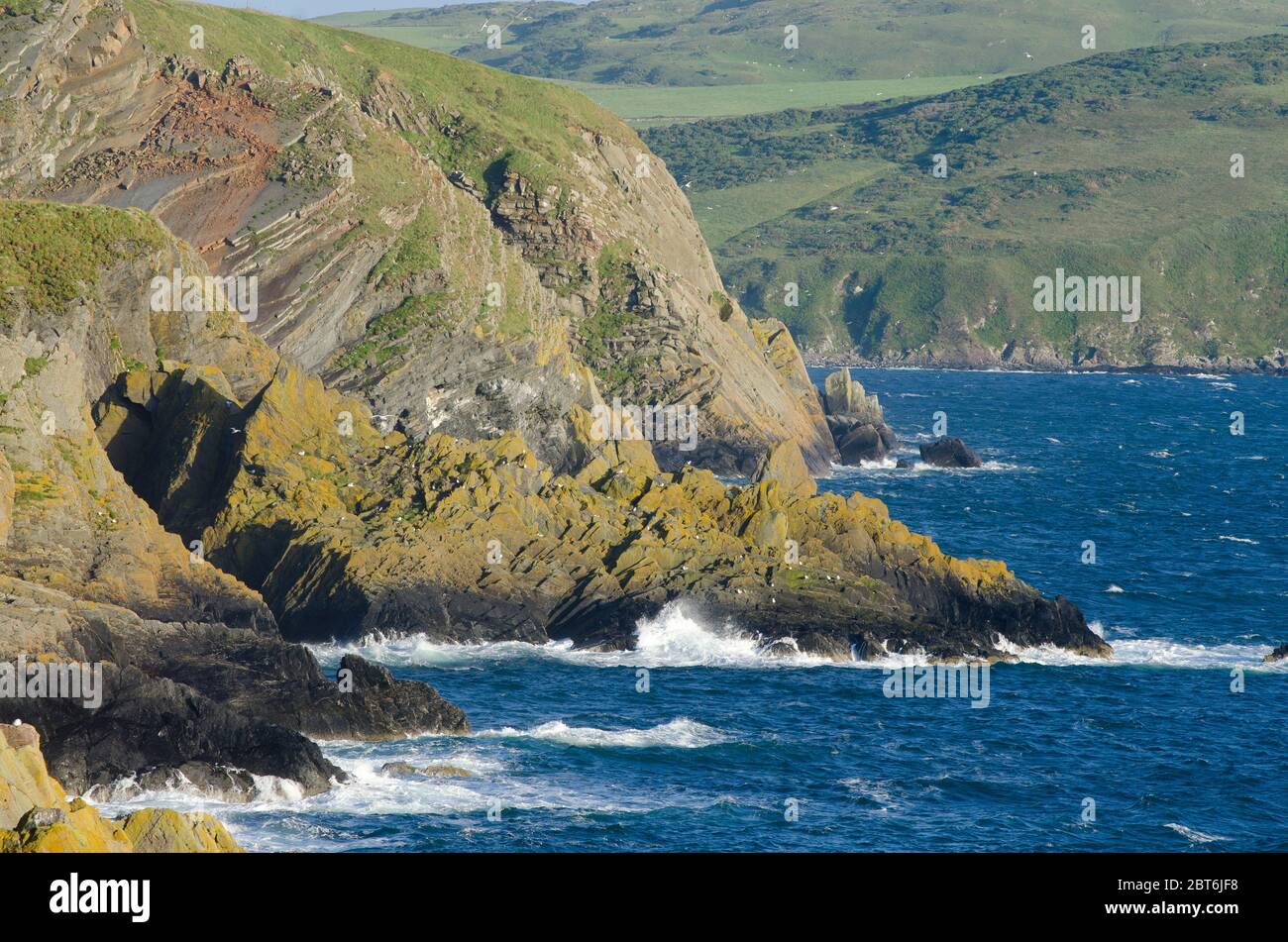 Clanyard Bay Mull of Galloway by port Logan Stock Photo Alamy