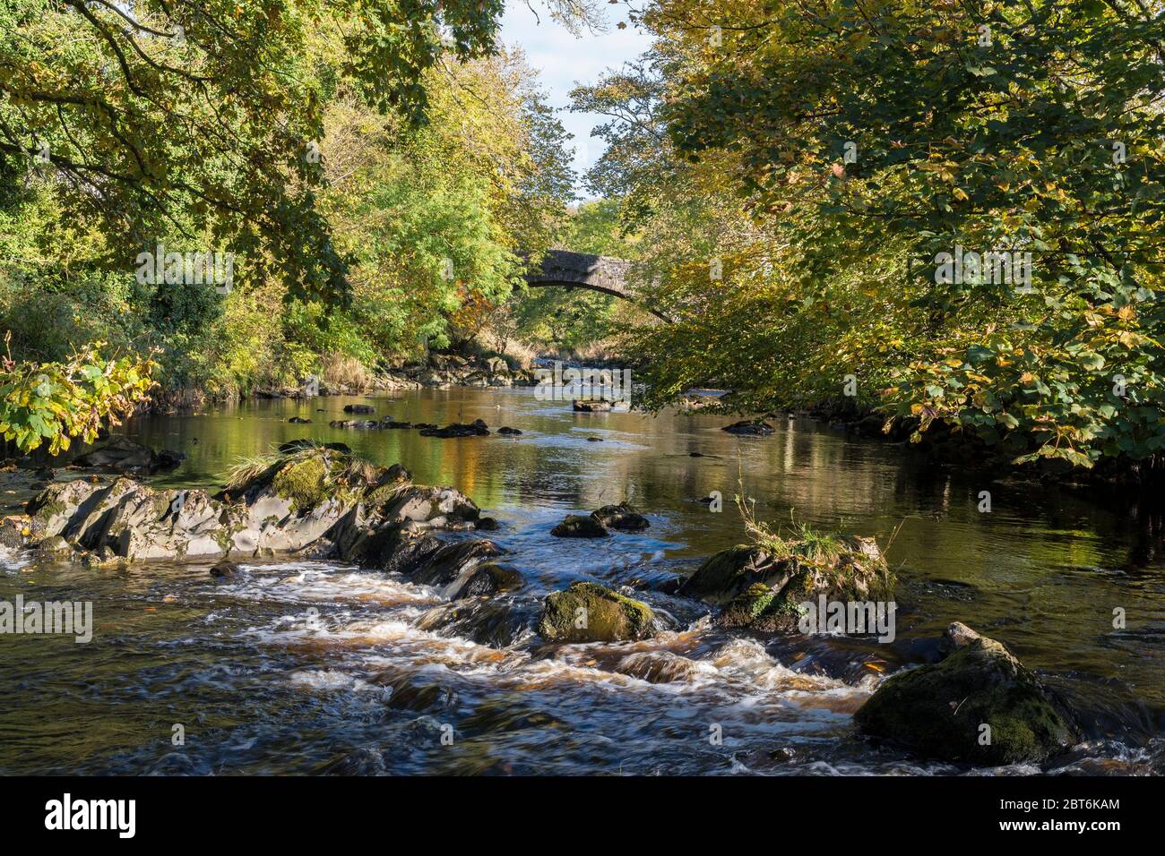Water of Luce, New Luce, Wigtownshire Stock Photo