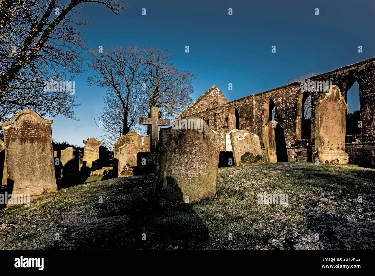 Whithorn old priory, Machars of Wigtownshire Stock Photo