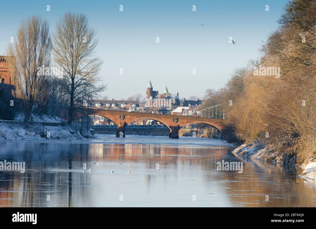 St Michael's Street Bridge, River Nith Dumfries Stock Photo Alamy