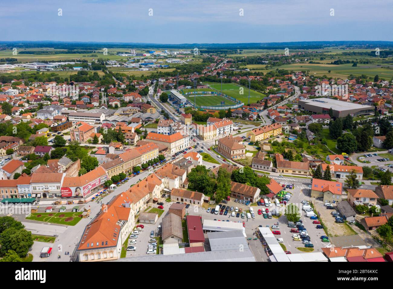 aerial-view-of-centre-of-koprivnica-town-in-croatia-stock-photo-alamy