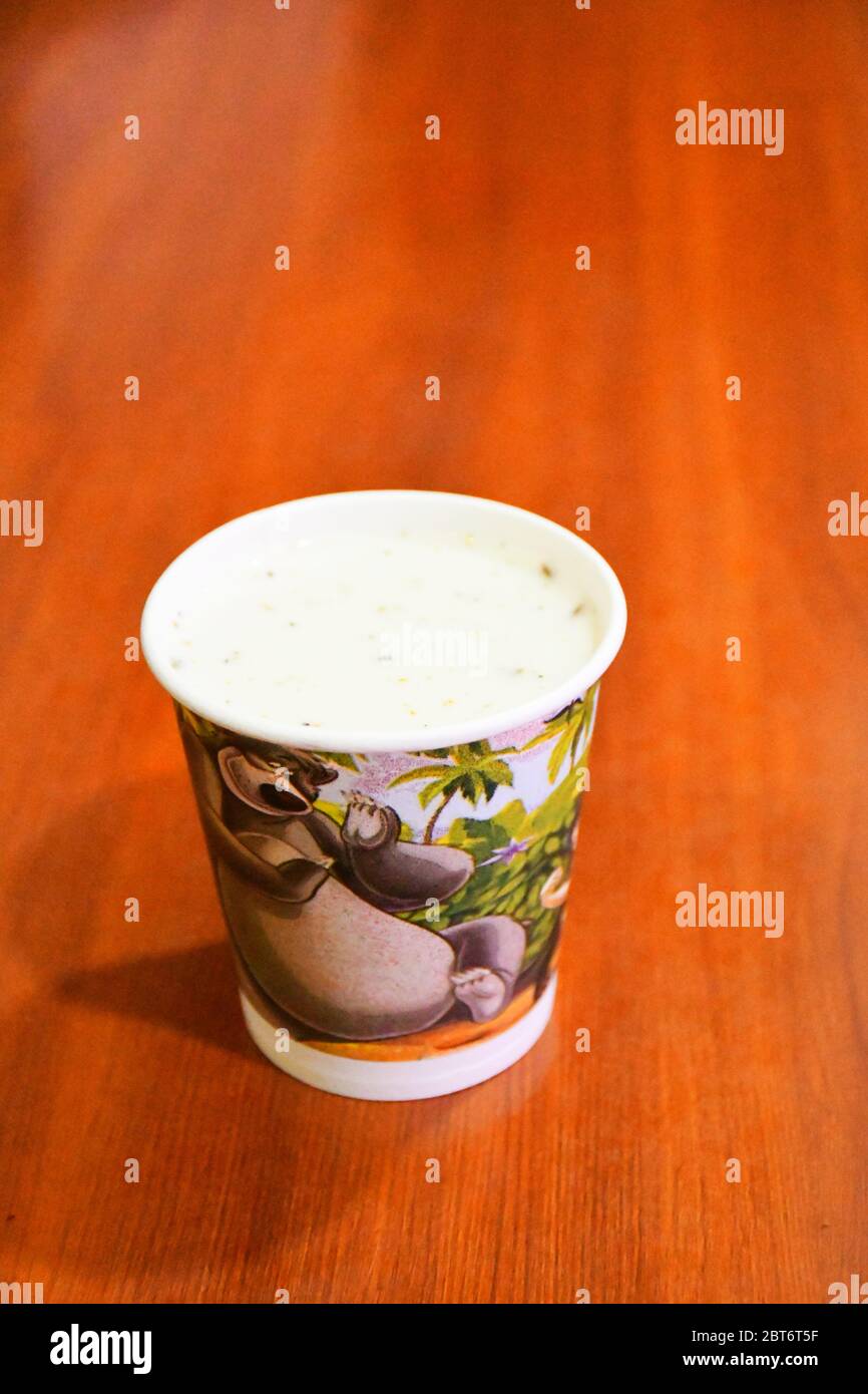 Butter milk Indian Energy Drink Stock Photo Alamy