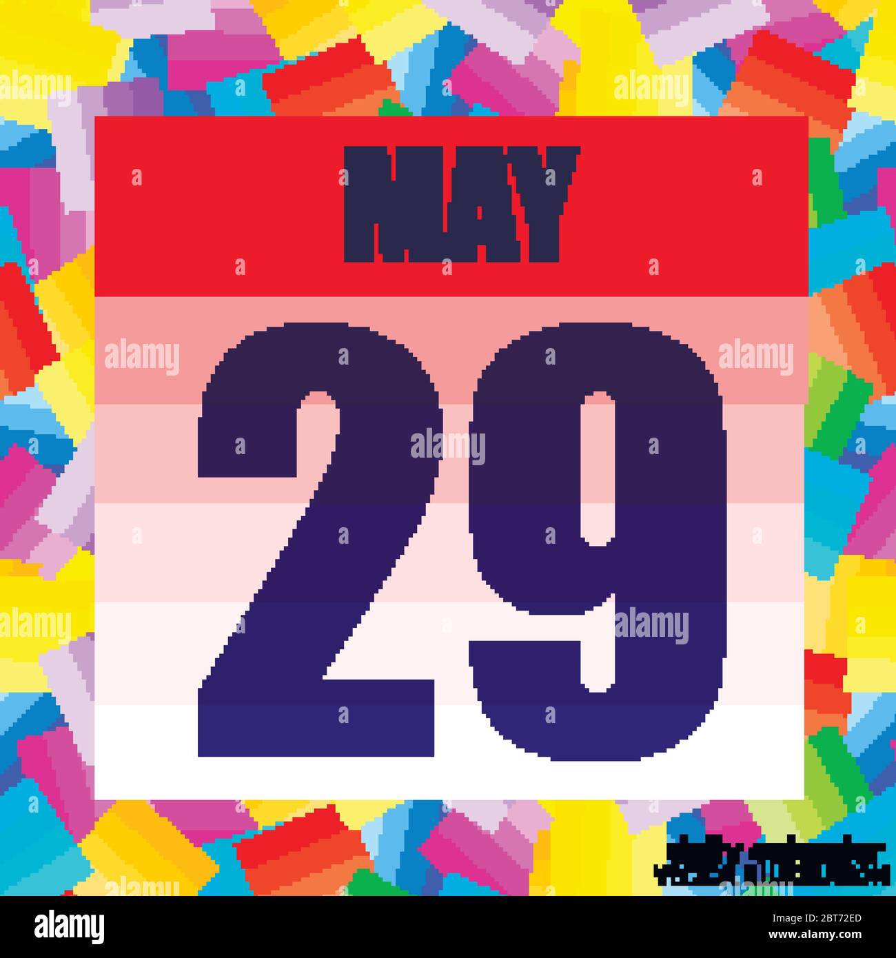 May 29 icon. For planning important day. Banner for holidays and