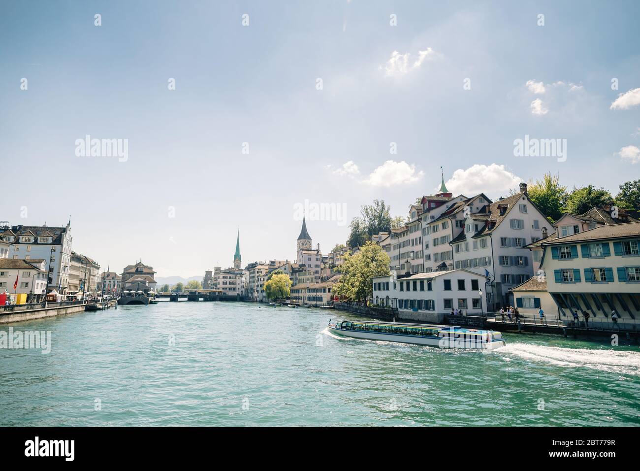 Switzerland cityscape of Zurich downtown. European city landscape Stock ...