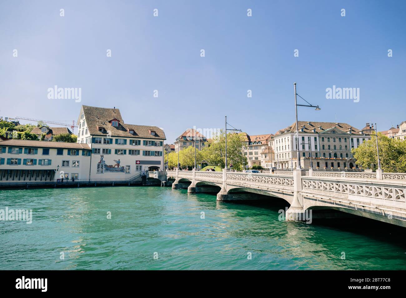Switzerland cityscape of Zurich downtown. European city landscape Stock ...