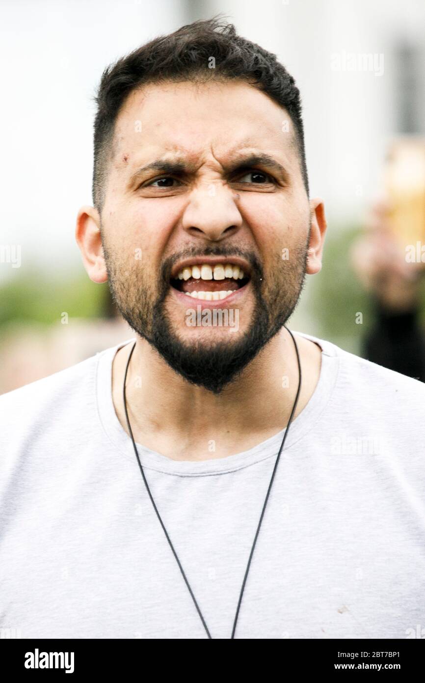 Berlin, Germany. 23rd May, 2020. Attila Hildmann, author of vegan ...