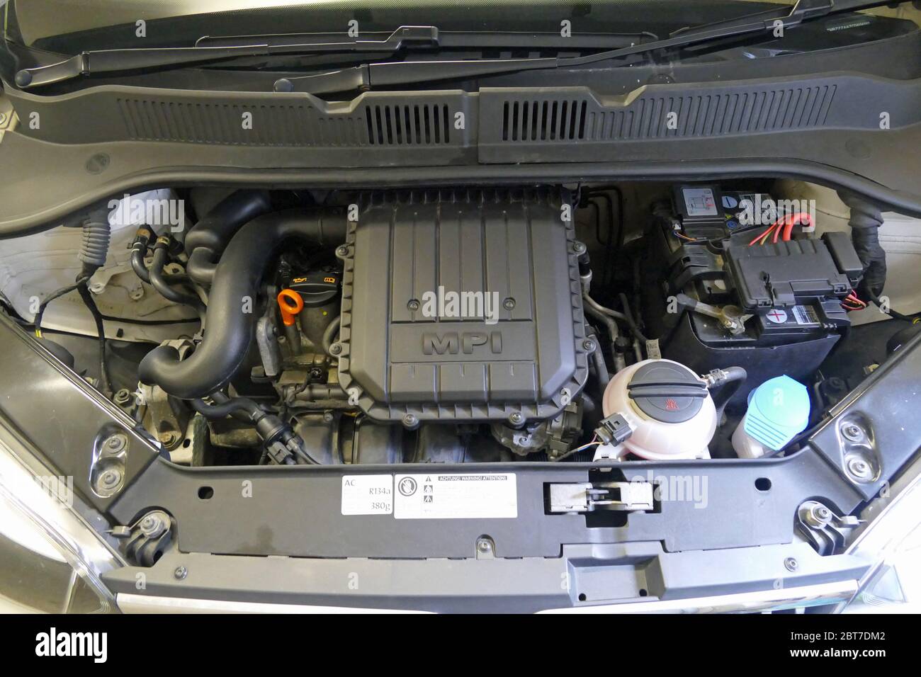 Skoda Citigo engine bay Stock Photo - Alamy