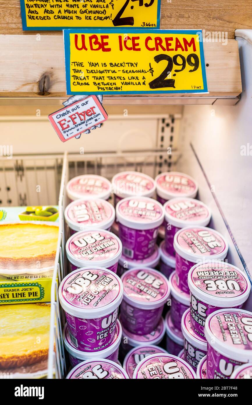 https://c8.alamy.com/comp/2BT7F48/reston-usa-may-7-2020-inside-trader-joes-grocery-store-shop-with-refrigerator-with-ube-yam-potato-flavored-ice-cream-on-retail-display-with-pric-2BT7F48.jpg
