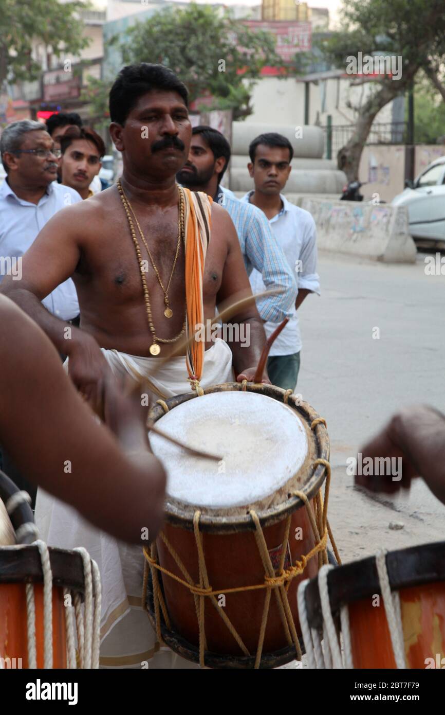 Chenda Melam Kerala Traditional Music, Drummers of Kerala, (Temple