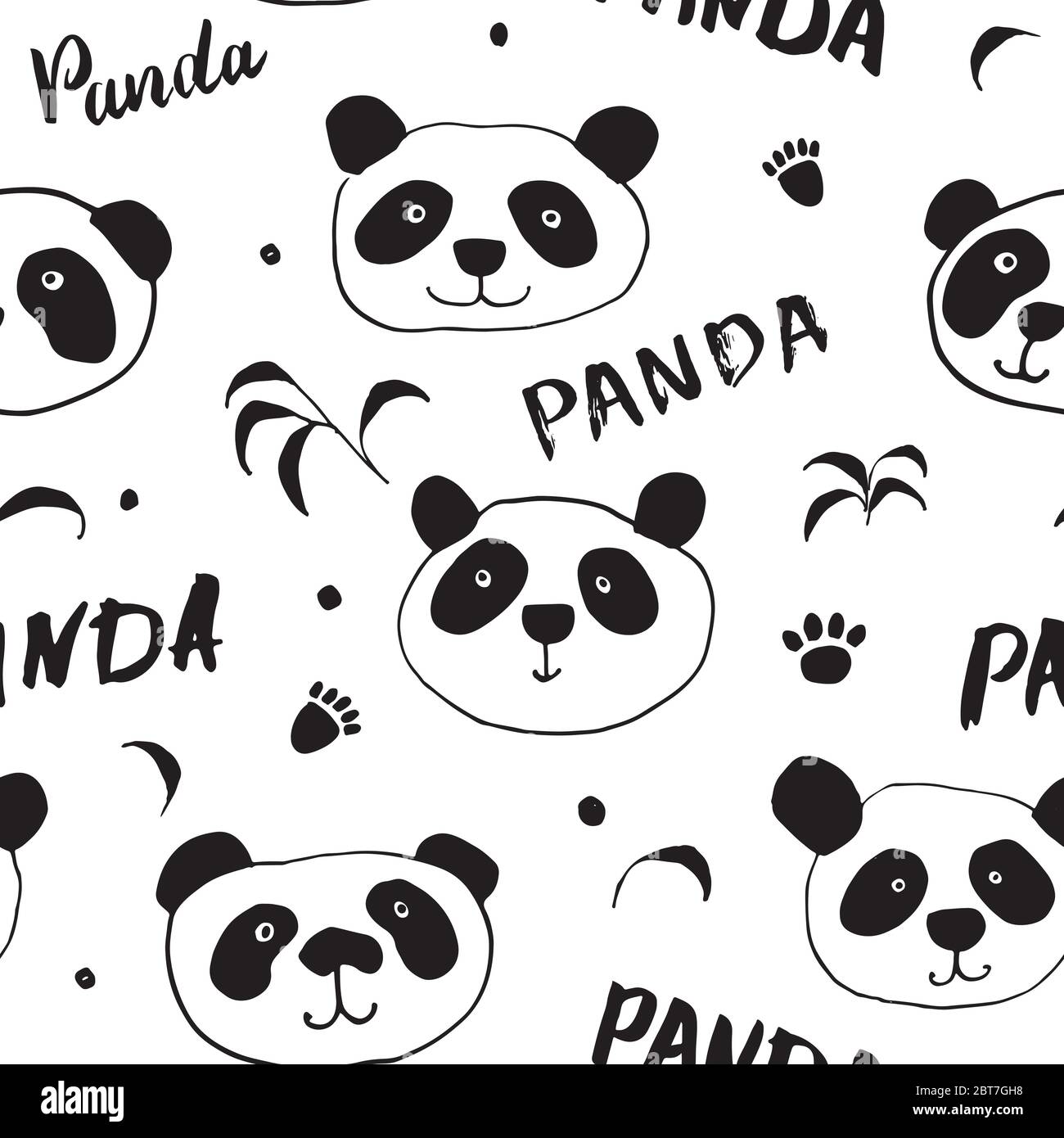 Cute Panda Bear Seamless Pattern Cute Animals Doodle Hand Drawn Cartoon Vector Illustration Stock Vector Image Art Alamy Cute Panda Bear Seamless Pattern Cute Animals Doodle Hand Drawn Cartoon Vector Illustration Stock Vector Image Art Alamy