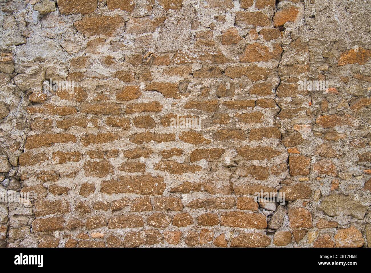 Aged Brick Wall Stock Photo - Alamy