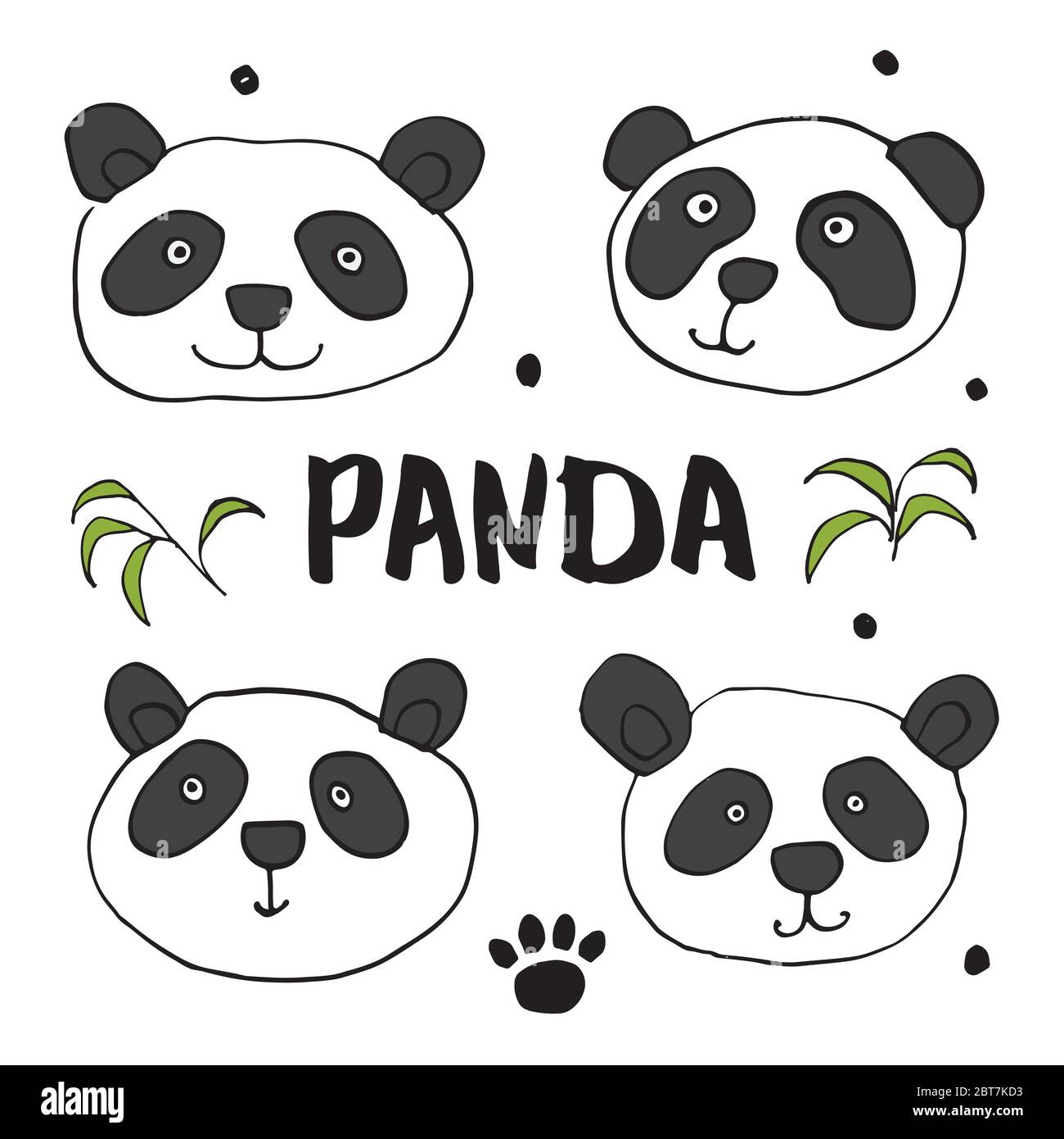 Cute Panda Hand Drawing Pencil Watercolor Stock Illustration 2102205688   Shutterstock