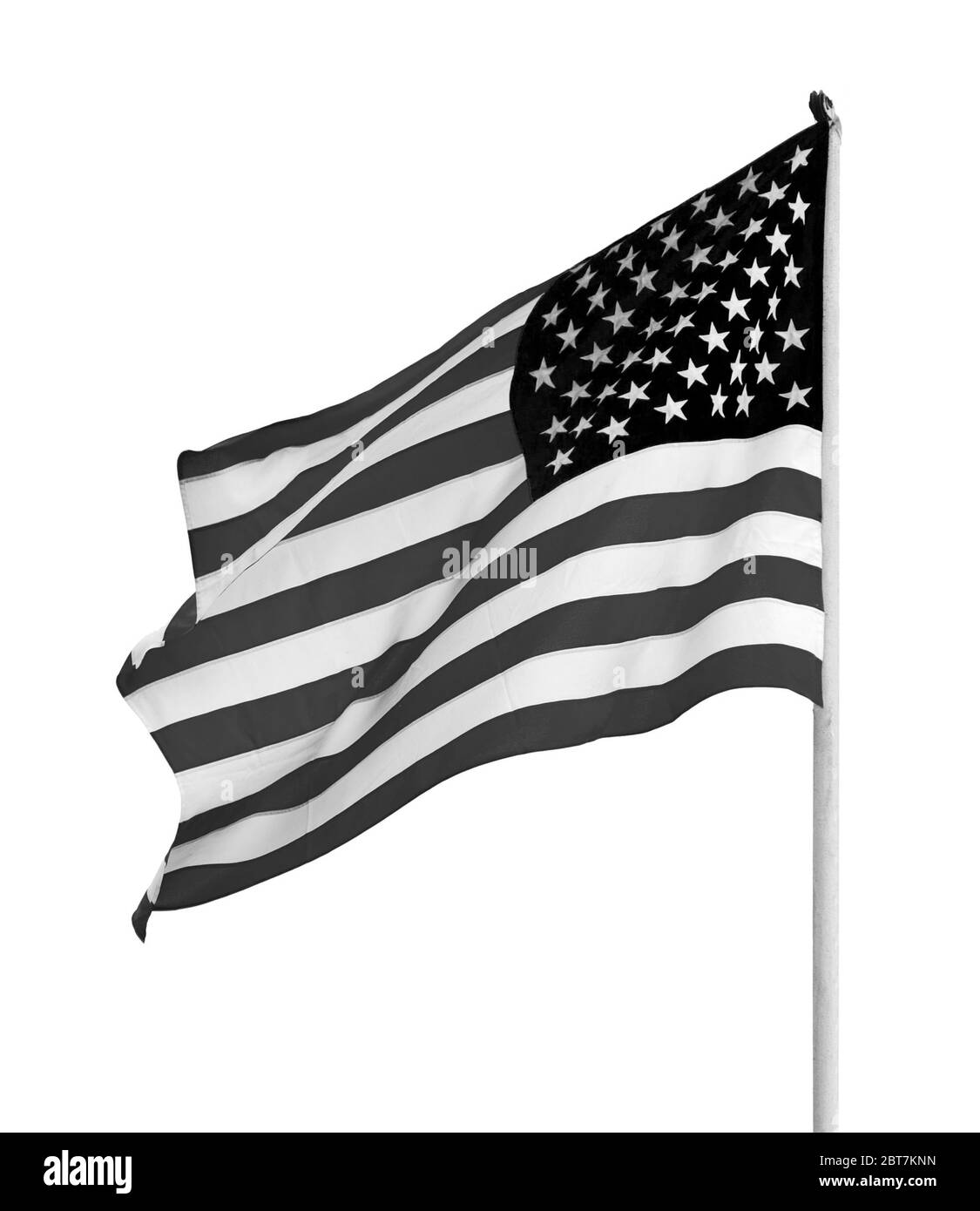 American flag national Black and White Stock Photos & Images - Alamy