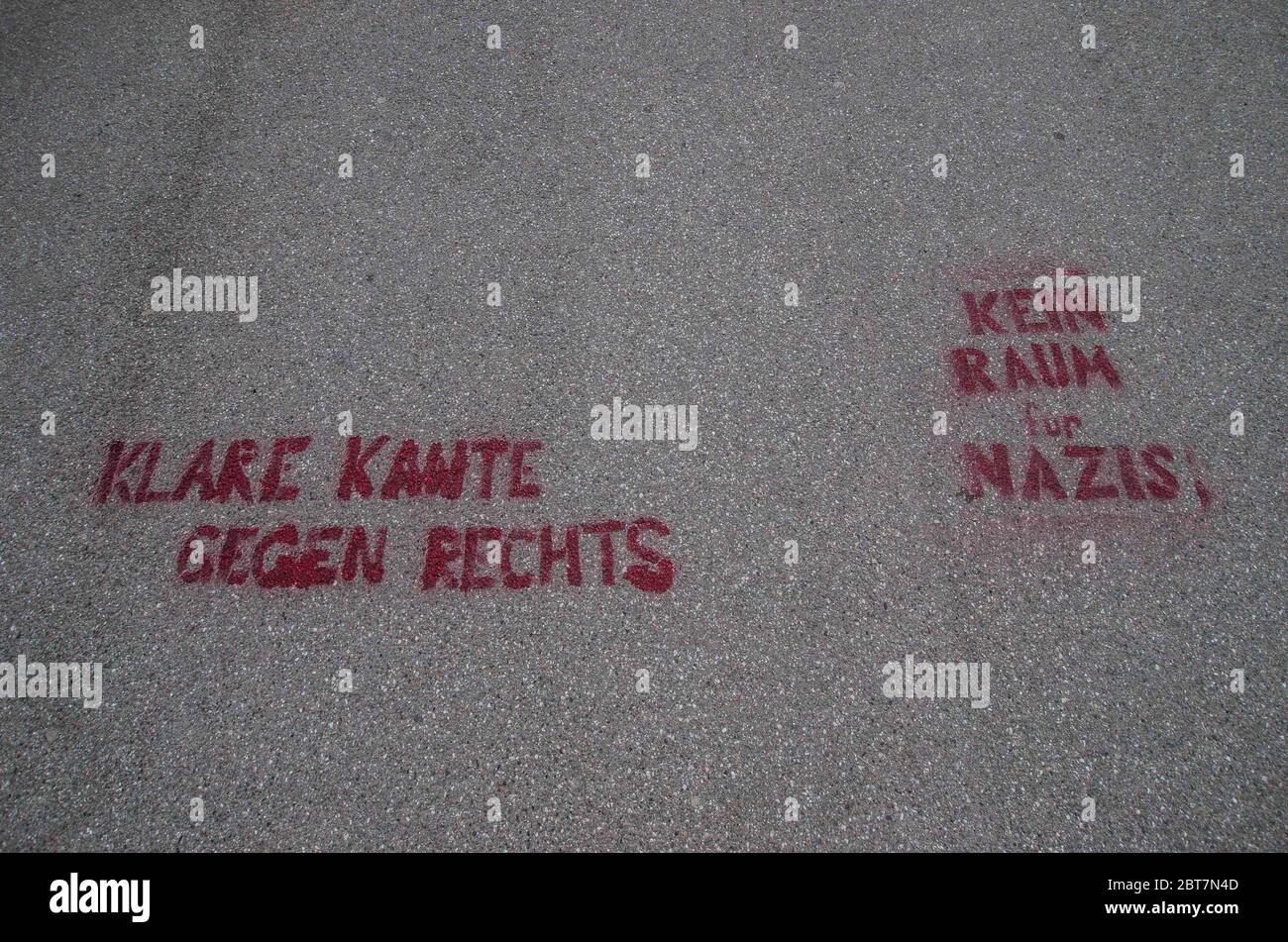 Munich Bavaria Germany 23rd May 2020 Klare Kante Gegen Rechts Meaning Clear Line Against Right Extremism No Room For Nazis After Days Of Back And Forth Wrangling With The Munich Kreisverwaltungsreferat The Organizers Of