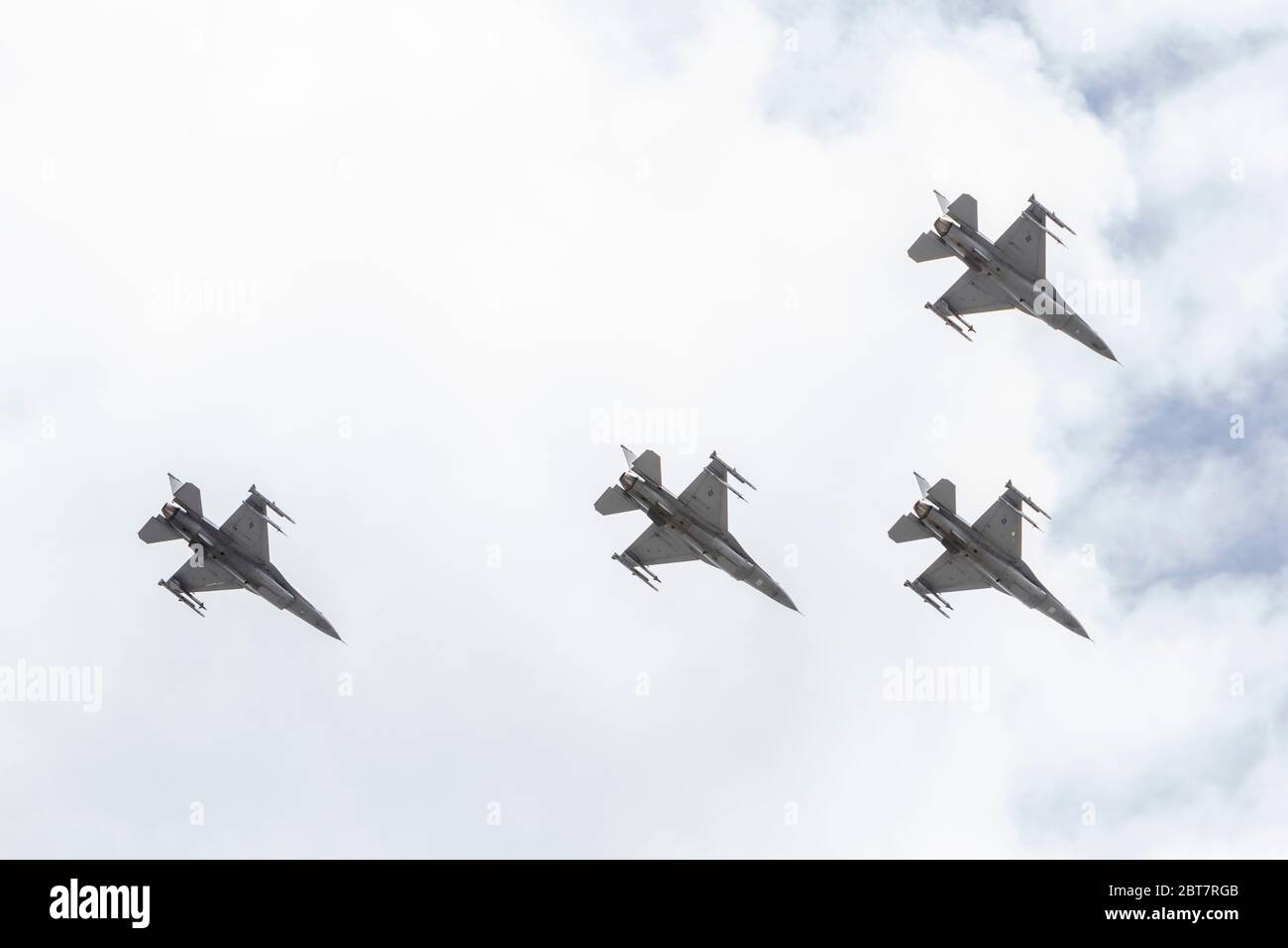 Fighter jets flyover Tamarac in Florida, to honor the Essential Workers